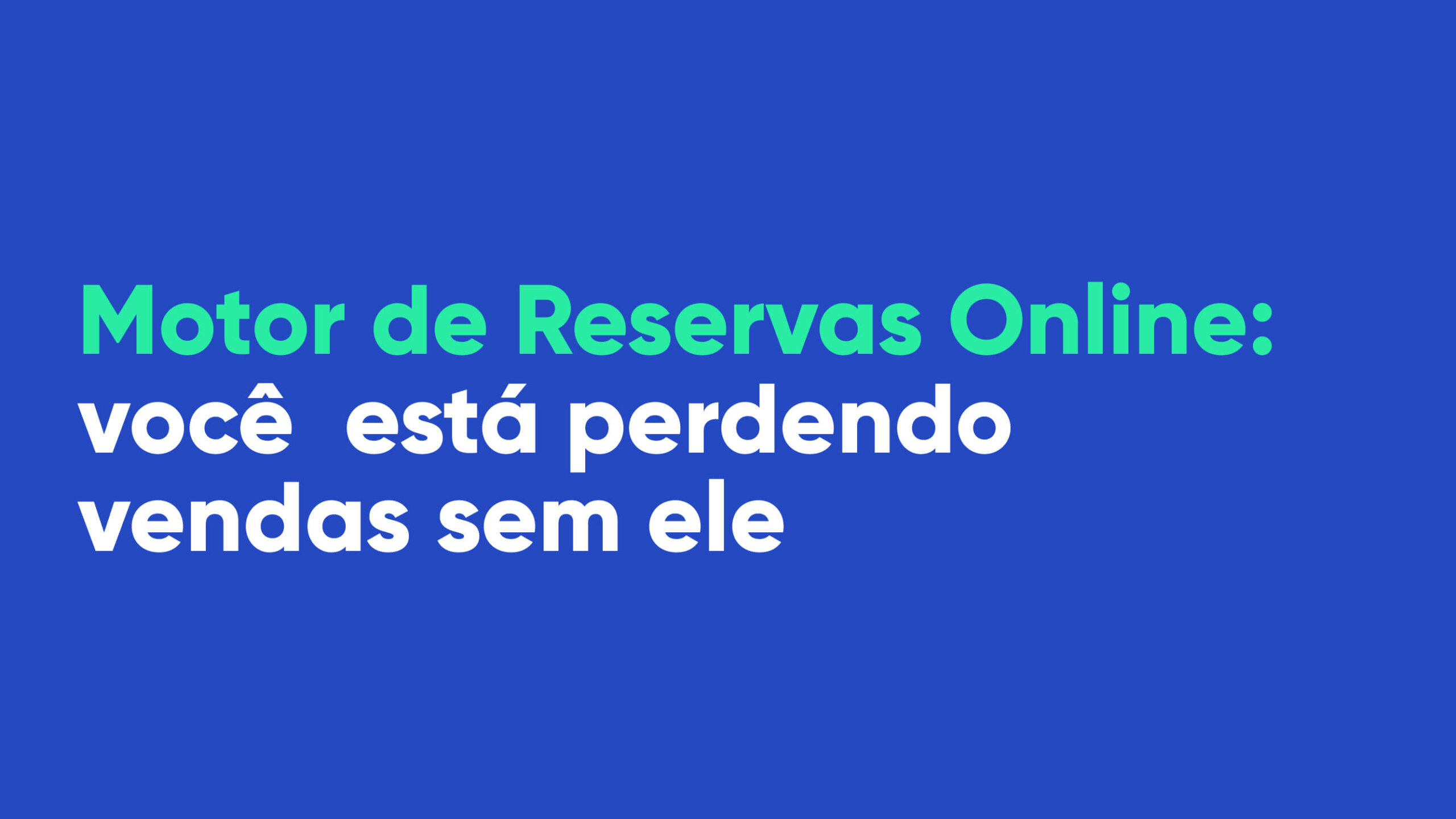 motor de reservas online para hotelaria
